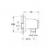 GROHE Movario Coude a encastrer 1/2" 28405000