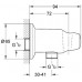 GROHE Movario Coude a encastrer 1/2" 28406000