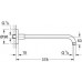 GROHE Ondus Rainshower Bras de douche 378 mm, chromé 28982000