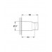 GROHE New Tempesta Cosmopolitan Support mural fixe 27594000