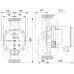 Grundfos ALPHA3 32-60 180 mm 1x230V circulateur 99371964