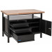 GÜDE Etabli P 1200 SLT - Black Line - 1 porte 3 tiroirs 40838