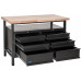 GÜDE Etabli P 1200 SS - Black Line - 6 tiroirs 40839