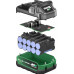 HiKOKI UC18YSL3WHZ Batterie Multivolt 36V 2.5Ah/ 18V 5.0Ah Li-Ion + UC18YSL