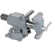 Holzmann Étau d’établi avec base tournante (125mm) WBS125M