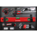 Holzmann Coffre a outils avec un jeu d’outils de 119 pieces WZK119ECO
