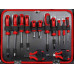 Holzmann Coffre a outils avec un jeu d’outils de 119 pieces WZK119ECO