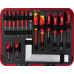 Holzmann Coffre a outils roulant avec un jeu d’outils de 167 pieces WZK167PRO
