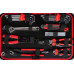 Holzmann Coffre a outils roulant avec un jeu d’outils de 167 pieces WZK167PRO
