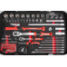 Holzmann Coffre a outils roulant avec un jeu d’outils de 167 pieces WZK167PRO