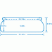 INTEX Easy Set Pool Piscine gonflable 457 x 107 cm avec filtration a cartouche 26166NP