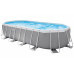 INTEX Prism Frame Oval Premium Pools Piscine 610 x 305 x 122 cm avec filtration 26798NP