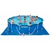 INTEX Piscine Metal Frame Pool 457 x 84 cm, avec filtration a cartouche 28228GN