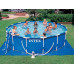 INTEX Piscine Metal Frame Pool 549 x 122 cm, avec filtration a cartouche 28252GN