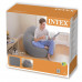 INTEX BEANLESS BAG CHAIR Fauteuil gonflable 107 x 104 x 69 cm, gris 68579