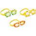 INTEX FUN GOGGLES Lunettes pour la natation, pour enfants, orange 55603