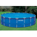 INTEX Bâche a bulles pour piscine hors sol ronde, diametre 549 cm 28015