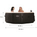 INTEX Jet de bulles Pure Spa Bubble Massage 2,16 x 0,71 m avec chauffage 28408GN