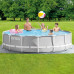 INTEX Prism Frame Pools Set Piscine 427 x 107 cm avec filtration a cartouche 26720NP