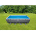INTEX Bâches a bulles pour piscine Ultra Frame 975 x 488 cm, Bleu 28018
