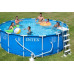 INTEX Metal Frame Pools Piscine 457 x 122 cm avec filtration 28242GN