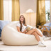 INTEX Beanless Bag Fauteuil poire beige 137 x 127 x 74cm 66505NP