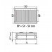 Kermi Therm X2 Profil-K Hygiene Radiateur panneau compact 30 300 / 1000 FH0300310