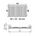 Kermi Therm X2 Profil-K Radiateur profilé compact 10 600 / 1400 FK0100614