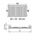 Kermi Therm X2 Profil-K Radiateur profilé compact 10 600 / 1000 FK0100610