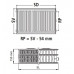 KERMI Therm X2 Profil-K Radiateur profilé compact 33 600 / 1800 FK0330618