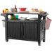KETER UNITY XL 207L Table d'extérieur multifonctionnelle de barbecue, graphite 17202662