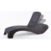 KETER ATLANTIC Chaise longue, 197 x 74 x 36 cm, graphite 17199231