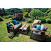 KETER BAHAMAS Ensemble lounge, marron/beige 17202269