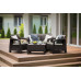 KETER BAHAMAS Ensemble lounge, marron/beige 17202269