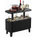 KETER BEVY BAR Table multifonction en rotin, 83,5 x 40 x 50-74 cm, graphite 17209510