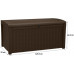 KETER BORNEO 416L Coffre de rangement 129,5 x 70 x 62,5 cm, marron 17197731