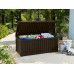 KETER ROCKWOOD 570L Coffre de rangement 155 x 72,4 x 64,4 cm, marron 17197729