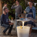 KETER ILLUMINATED COOL BAR Table de rafraîchissement lumineuse, blanc 17204184