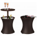 KETER COOL BAR ROTIN Table de cocktail, anthracite 17194548