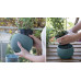 KETER COZIES TRIO Pots de fleurs 3pcs, 15,5 x 15,5 x 10,5 cm, violet, bleu, gris 17202587
