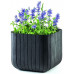 KETER CUBE PLANTER M Pot, 29,5 x 29,5 x 29,7 cm, antracite 17202066