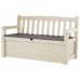 KETER EDEN GARDEN BENCH 265L Banc de rangement 140 x 60 x 84 cm, beige/marron 17190198