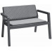 KETER EMILY PATIO Ensemble de jardin avec coussins, graphite/gris 17209816