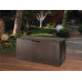 KETER HOLLYWOOD 270L Coffre de rangement 117,5 x 45 x 57,3 cm, marron 17191974