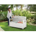 KETER PATIO BENCH 227L Banc de rangement 138,6 x 63,5 x 88 cm, blanc 17202690