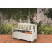 KETER PATIO BENCH 227L Banc de rangement 138,6 x 63,5 x 88 cm, blanc 17202690