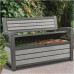 KETER HUDSON STORAGE BENCH 227L Banc de rangement, graphite 17204490