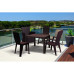 KETER MELODY QUARTED Table de jardin, 95 x 95 x 75 cm, marron 17197992