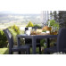 KETER MELODY QUARTED Table de jardin, 95 x 95 x 75 cm, cappuccino 17197992