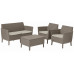 KETER SALEMO 2 Canapé, 133 x 67 x 76 cm, cappuccino/beige 17209038